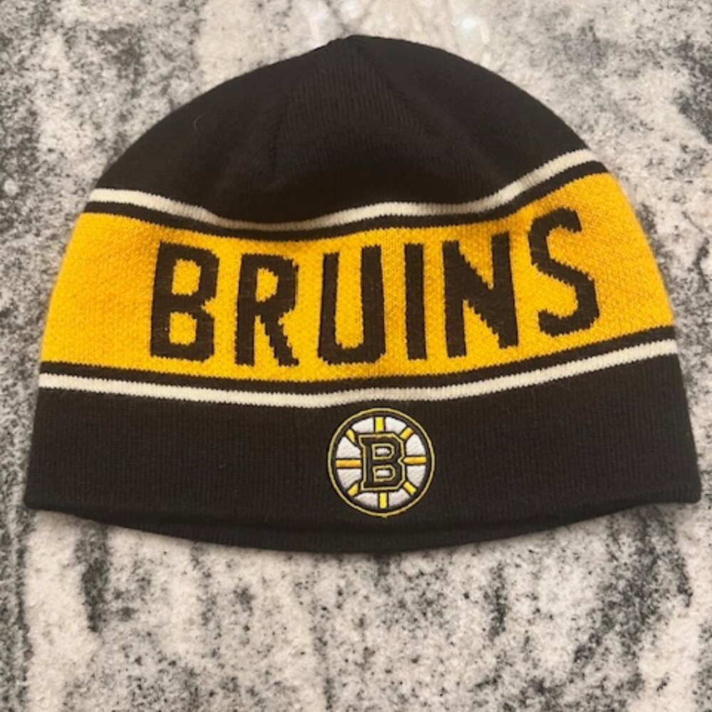 Boston Bruins beanie official NHL fan gear designed for cold weather